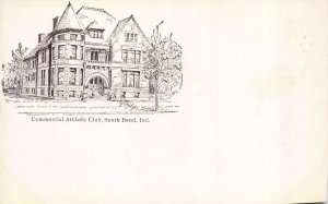 Postcard Commercial Athletic Club in South Bend, Indiana~125066 
