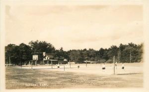 Girls Tennis Court Sargent camp 1920s Peterboro New Hampshire RPPC 8700