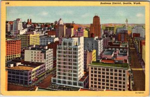 Postcard SHOP SCENE Seattle Washington WA AO7068