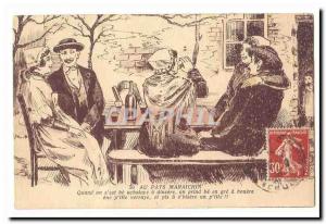 Domestically maraichin Old Postcard When s & # 39est be achalaye has dinsere ...