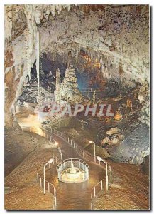 Postcard Modern Postojnska Jama cave