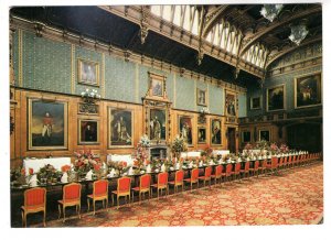 Dinning Area, Waterloo Chamber, Windsor Castle, Berkshire, England