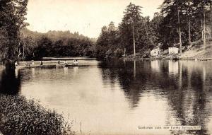 Eureka Springs Arkansas Sanitarium Lake Waterfront Antique Postcard K54336