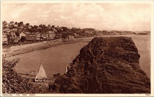 Dawlish Red Rock WB Postcard VTG UNP Vintage Unused  