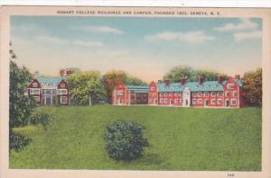 New York Geneva Hobart College Buildings and Campus Founded 1822