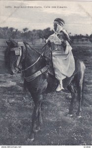 Arab man on Horse , Bou-Aziz-Ben-Gana, Caid des Zibans, 00-10s