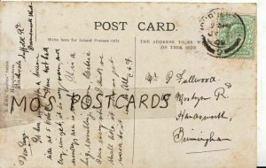 Genealogy Postcard - Fullwood - Mostyn Rd - Handsworth - Birmingham - Ref 6530A