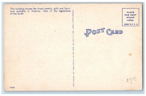 Birmingham Alabama Postcard Bromberg's Building Road 20th c1940 Vintage Antique