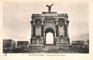 Greece, Constantine Monument Aux Morts Vintage Postcard c1920