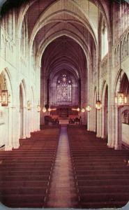 Interior of Chapel - Princeton University - Princeton NJ, New Jersey