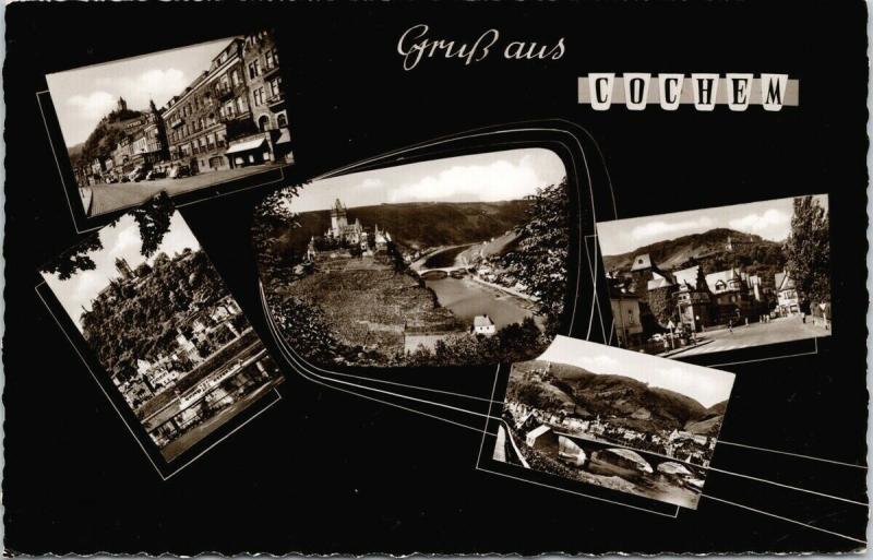 Cochem Germany Multiview Real Photo Postcard F1