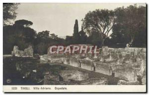 Postcard Old Tivoli Villa Adriana Ospedale