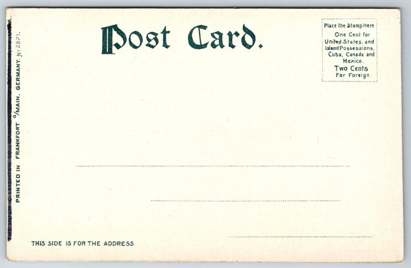 Olean New York~Residence Bldg Of Governor Higgins Front View~Vintage Postcard