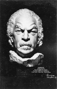 Paderewski, Marble Portrait Statues / Monuments Writing on back 