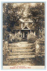 c1910 The Entrance Baldpate Inn Georgetown Massachusetts MA RPPC Photo Postcard