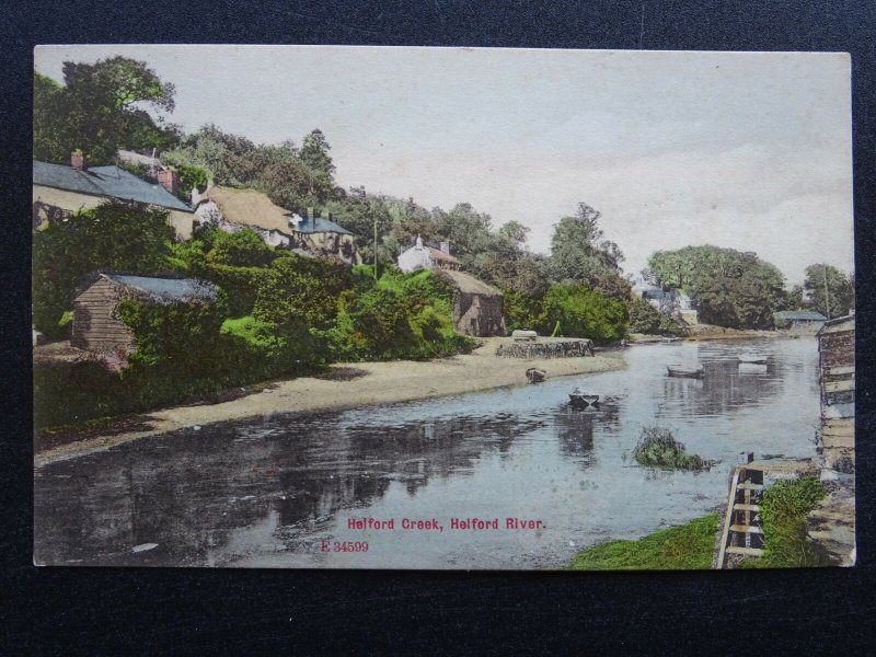 Cornwall HELFORD CREEK Helford River c1906 Postcard by Stengel & Co.