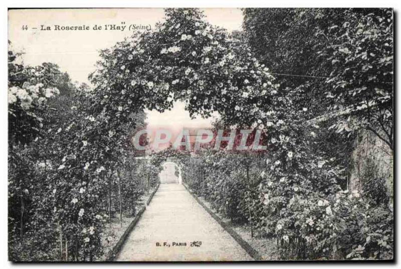 Old Postcard The Rose Garden of Hay (Seine)