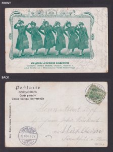 Vintage postcard Germany Circus Dorniels Ensemble Variete