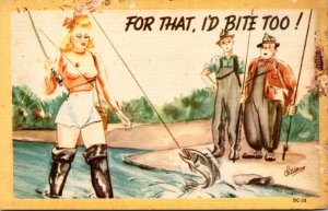 Humour Fishing For That I'd Bite Too