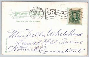 Fall River Massachusetts~Air View Durfee High School~Vintage Postcard