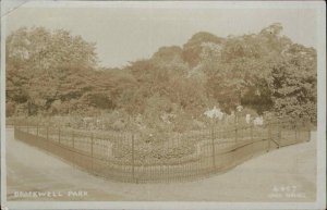 South London Brockwell Park Card House 1900 -1920s Real Photo Vintage Postcard