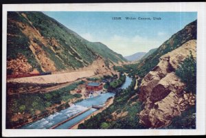 1847 Utah Centennial 1947 Weber Canyon showing the Union Pacific Railroad LINEN