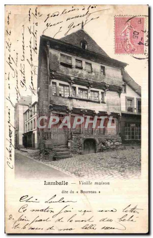 Postcard Old Lamballe Old house called the Executioner