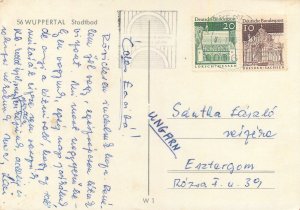 Postcard Germany Wuppertal Stadtbad