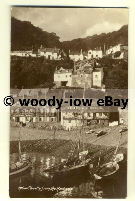 tp8185 - Devon - View Uphill of Clovelly, taken from the Harbour - Postcard 