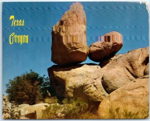 Postcard - Kissing Rocks In Texas Canyon - Arizona