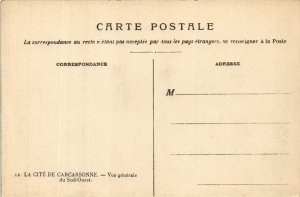 CPA Carcassonne Vue Generale du Sud-Ouest FRANCE (1012832)