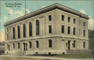 Bluefield WV Gov't Bldg c1910 Postcard