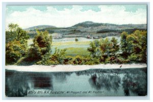 c1910s Lancaster, Mt. Prospect and Mt. Pleasant White Mountains. NH Postcard 