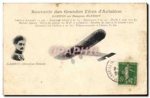 Postcard Old Jet Aviation Memorial Grandes Fetes d & # 39aviation Garros on h...