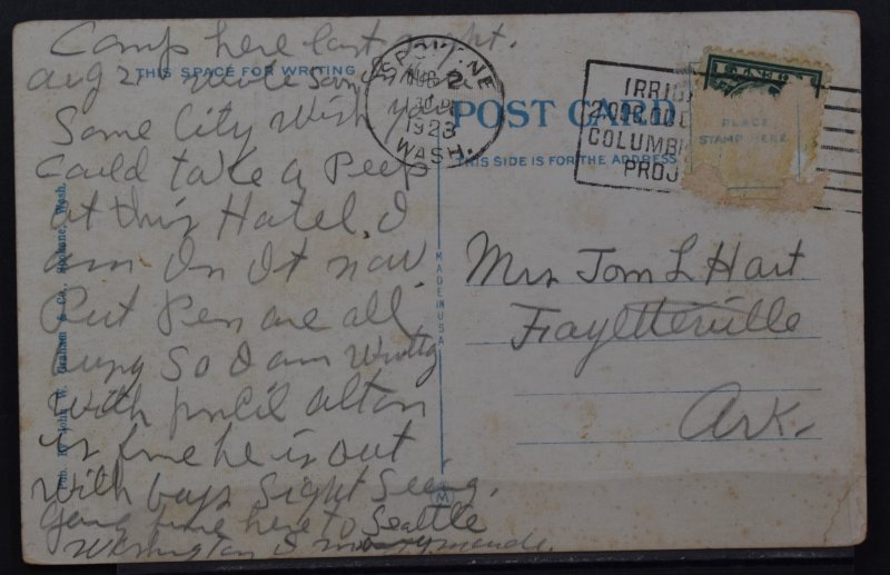 Spokane, WA - Davenports Restaurant - 1923