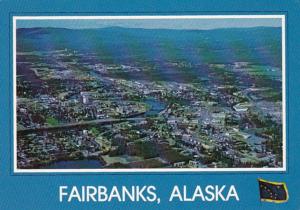 Alaska Fairbanks Aerial View 1988