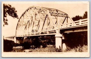 K45/ Miami Oklahoma RPPC Postcard c1940s Will Rogers Bridge  314