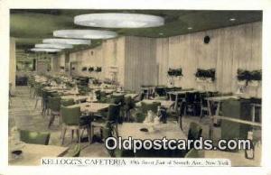 Kellogg's Cafeteria Restaurant, New York City, NYC USA Unused close to perfec...