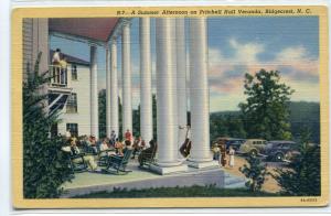 Southern Baptist Summer Boys Camp Ridgecrest North Carolina 1948 postcard