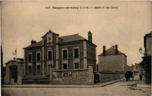 CPA SOUPPES-sur-LOING - Mairie et rue Carnot (292494)