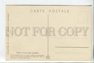 439346 FRANCE HAFFNER Pilot and Three Mast Schooner advertising colonial lines