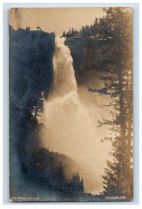 c1910 RPPC Nevada Falls CA Postcard F112E