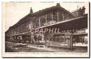 Old Postcard Valenciennes After The Bombing After The Combardment