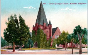 ALAMEDA, CA California   CHRIST EPISCOPAL CHURCH   c1910s  Mitchell  Postcard