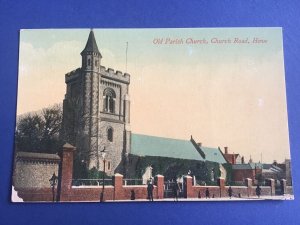 U.K Old Parish Church Church Road Hove Vintage Postcard R44417 