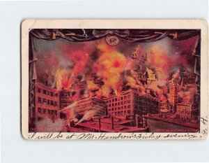 Postcard The San Francisco Disaster By And Fire, San Francsico, California