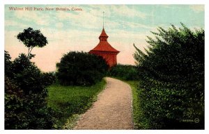 Postcard BUILDING SCENE New Britain Connecticut CT AQ9190