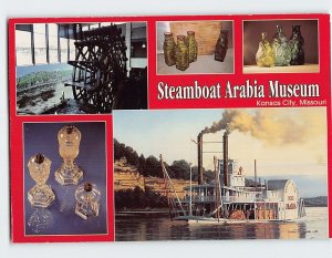 Postcard Steamboat Arabia Museum Kansas City Missouri USA