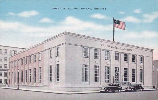 Wisconsin Fond Du Lac Post Office