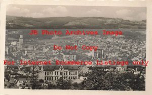 Czech Republic, Jablonec, RPPC, Panorama View